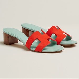 Hermes Oasis Orange/Turquoise Sz. 37.5